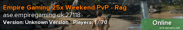 Empire Gaming 25x Weekend PvP - Rag