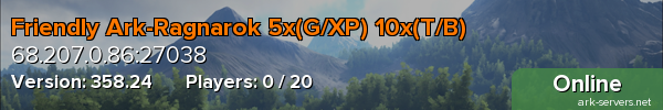 Friendly Ark-Ragnarok 5x(G/XP) 10x(T/B)