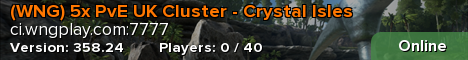 (WNG) 5x PvE UK Cluster - Crystal Isles