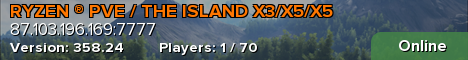 RYZEN ® PVE / THE ISLAND X3/X5/X5