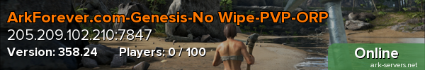 ArkForever.com-Genesis-No Wipe-PVP-ORP