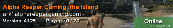 Alpha Reaper Gaming The Island