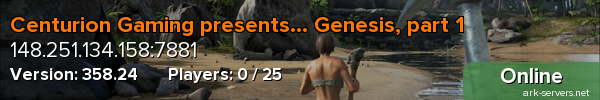 Centurion Gaming presents... Genesis, part 1