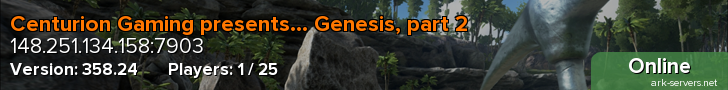 Centurion Gaming presents... Genesis, part 2