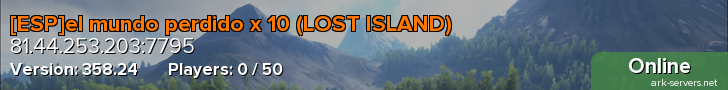[ESP]el mundo perdido x 10 (LOST ISLAND)