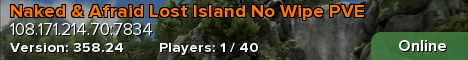 Naked & Afraid Lost Island No Wipe PVE