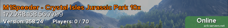 M1Speeder - Crystal Isles Jurassic Park 10x