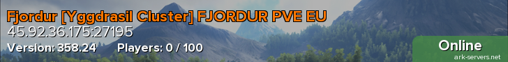 Fjordur [Yggdrasil Cluster] FJORDUR PVE EU