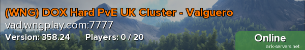 (WNG) DOX Easy PvE UK Cluster - The Center (With Tiered Megas)