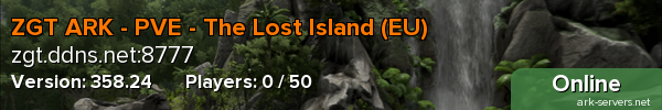 ZGT ARK - PVE - The Lost Island (EU)