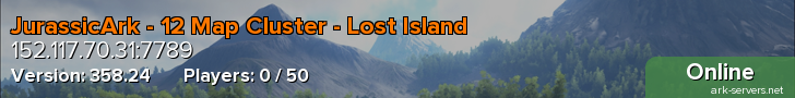 JurassicArk - 12 Map Cluster - Lost Island
