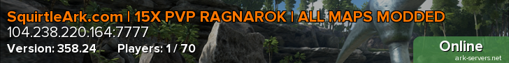 SquirtleArk.com 💎Ragnarok ~ No Wipes ~ 15x ~ Full Cluster