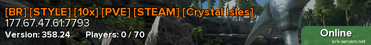 [BR] [STYLE] [10x] [PVE] [STEAM] [Crystal Isles]