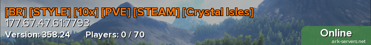 [BR] [STYLE] [10x] [PVE] [STEAM] [Crystal Isles]