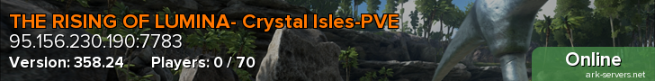THE RISING OF LUMINA- Crystal Isles-PVE