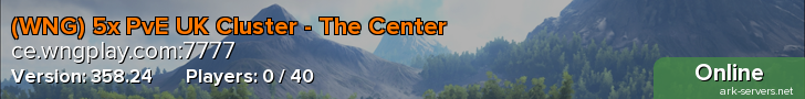 (WNG) 5x PvE UK Cluster - The Center