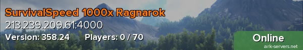 SurvivalSpeed 1000x Ragnarok