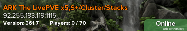 ARK The LivePVE x5,S+/Cluster/Stacks