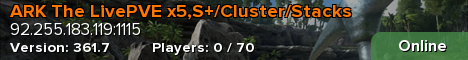 ARK The LivePVE x5,S+/Cluster/Stacks