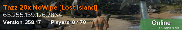 Tazz 20x NoWipe [Lost Island]