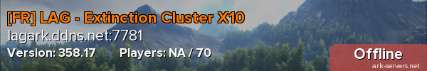 [FR] LAG - Extinction Cluster X10