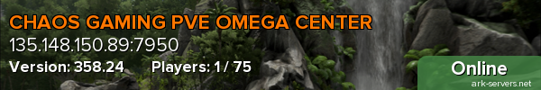 CHAOS GAMING PVE OMEGA CENTER