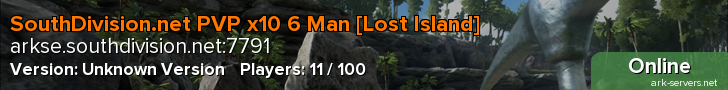 SouthDivision.net PVP x10 6 Man [Lost Island]