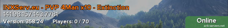 INXServ.eu - PVP 4Man x10 - Extinction