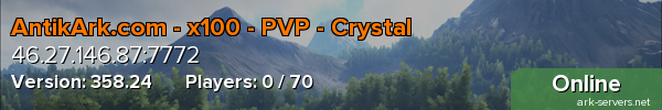 AntikArk.com - x100 - PVP - Crystal