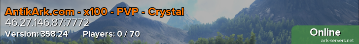 AntikArk.com - x100 - PVP - Crystal