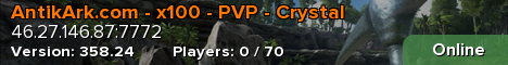AntikArk.com - x100 - PVP - Crystal
