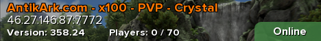 AntikArk.com - x100 - PVP - Crystal