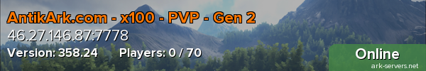 AntikArk.com - x100 - PVP - Gen 2