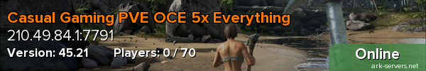 Casual Gaming PVE OCE 5x Everything