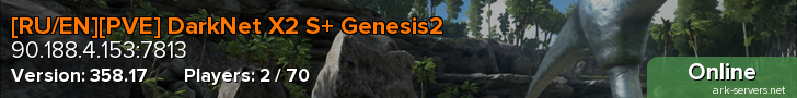 [RU/EN][PVE] DarkNet X2 S+ Genesis2