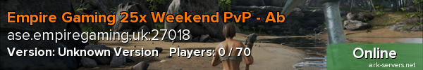 Empire Gaming 25x Weekend PvP - Ab