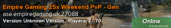 Empire Gaming 25x Weekend PvP - Gen