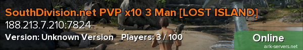 SouthDivision.net PVP x10 3 Man [LOST ISLAND]
