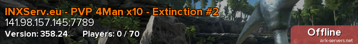 INXServ.eu - PVP 4Man x10 - Extinction #2