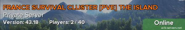 FRANCE SURVIVAL CLUSTER [PVE] THE ISLAND