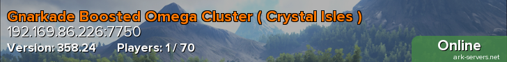 Gnarkade Boosted Omega Cluster ( Crystal Isles )