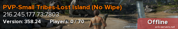 PVP-Small Tribes-Lost Island (No Wipe)