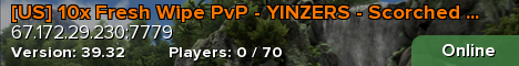 [US] 10x Fresh Wipe PvP - YINZERS - Scorched Earth
