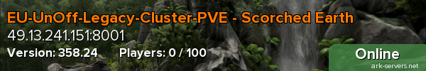 EU-UnOff-Legacy-Cluster-PVE - Scorched Earth