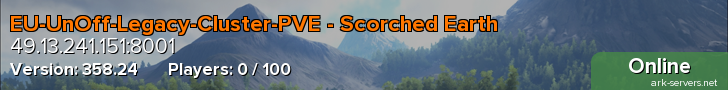 EU-UnOff-Legacy-Cluster-PVE - Scorched Earth