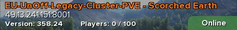 EU-UnOff-Legacy-Cluster-PVE - Scorched Earth