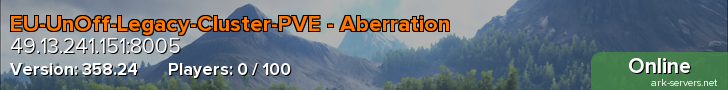 EU-UnOff-Legacy-Cluster-PVE - Aberration