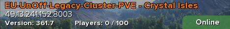 EU-UnOff-Legacy-Cluster-PVE - Crystal Isles