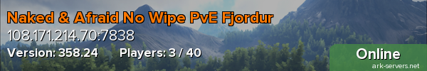 Naked & Afraid No Wipe PvE Fjordur