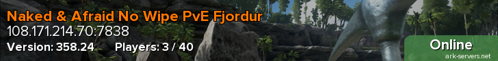 Naked & Afraid No Wipe PvE Fjordur